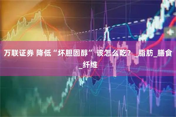 万联证券 降低“坏胆固醇” 该怎么吃？_脂肪_膳食_纤维