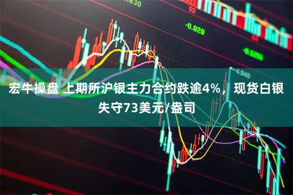 宏牛操盘 上期所沪银主力合约跌逾4%，现货白银失守73美元/盎司